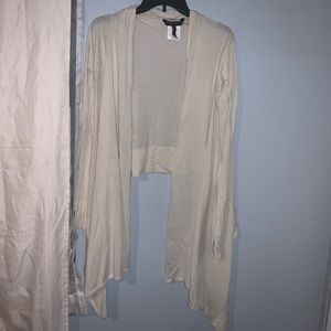 BCBG Waterfall Cardigan - Cream - M/L